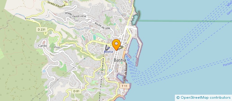 localisation de l'entreprise LCLS INVEST à BASTIA