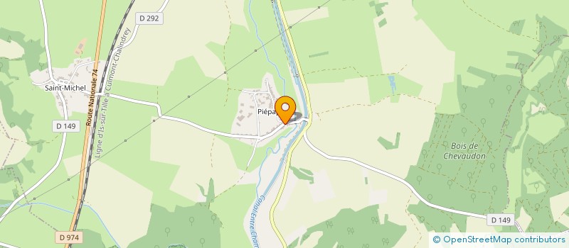 localisation de l'entreprise LCLV ET CIE à VILLEGUSIEN-LE-LAC