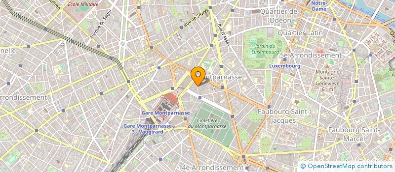 localisation de l'entreprise LCM 14  PARIS