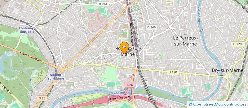 localisation de l'entreprise LCM à NOGENT-SUR-MARNE