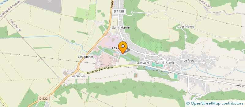 localisation de l'entreprise LCM à SAINT-SAVIN