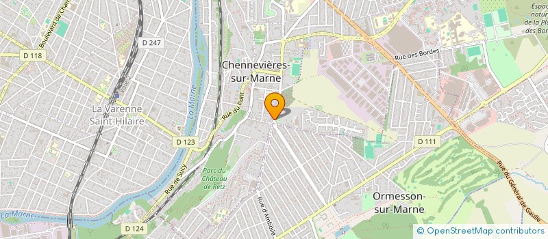 localisation de l'entreprise LCM  CHENNEVIERES-SUR-MARNE