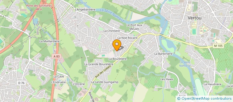 localisation de l'entreprise LCM  VERTOU