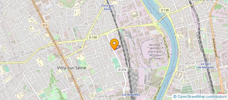 localisation de l'entreprise LCM  VITRY-SUR-SEINE