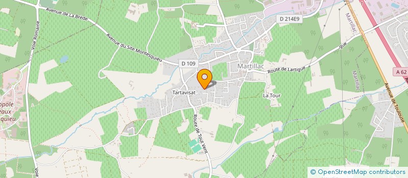 localisation de l'entreprise LCM à MARTILLAC