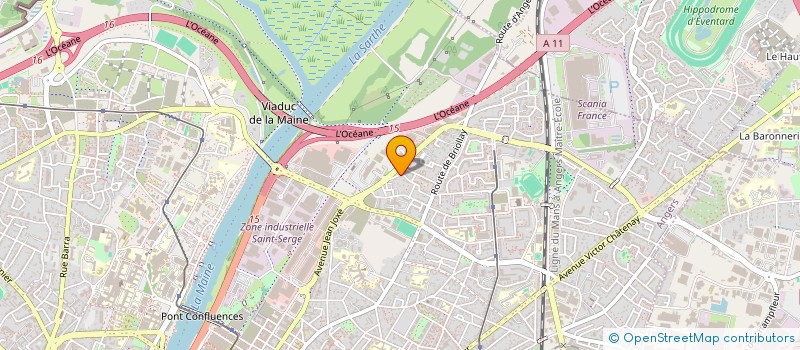 localisation de l'entreprise LCM à ANGERS