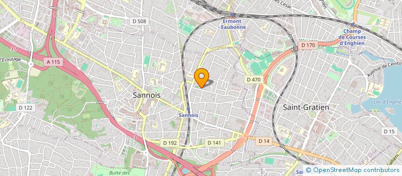 localisation de l'entreprise LCM  SANNOIS