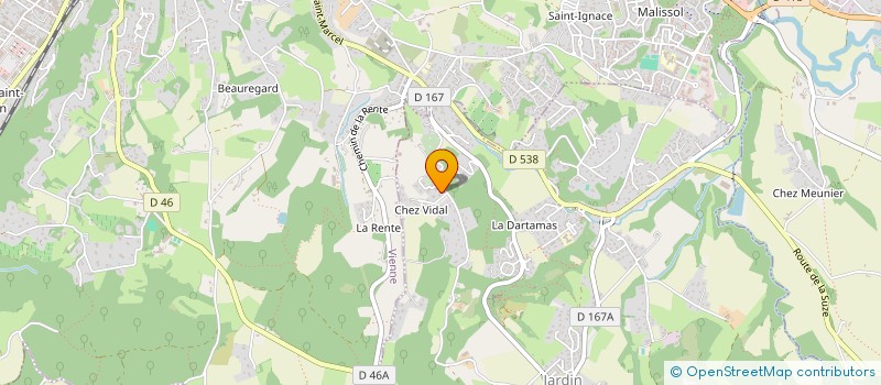 localisation de l'entreprise LCM à JARDIN