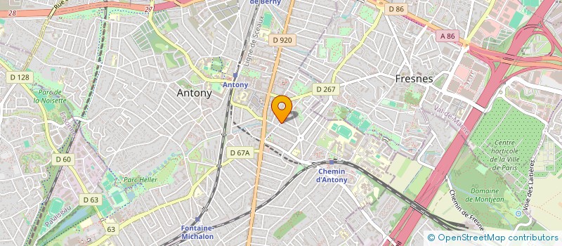 localisation de l'entreprise LCM à ANTONY