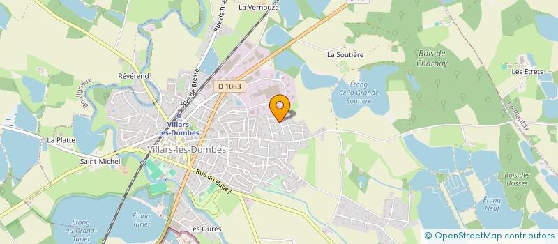 localisation de l'entreprise LCM à VILLARS-LES-DOMBES