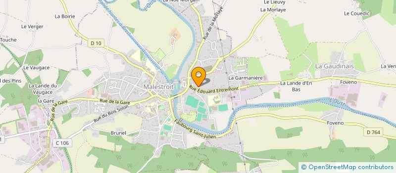 localisation de l'entreprise LCM  MALESTROIT