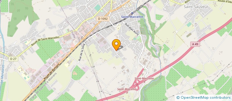 localisation de l'entreprise LCM BARDAGE  SAINT-MARCELLIN