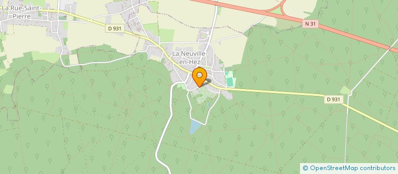 localisation de l'entreprise LCM.BATI  LA NEUVILLE EN HEZ