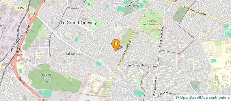 localisation de l'entreprise LCM & CO  LE GRAND-QUEVILLY