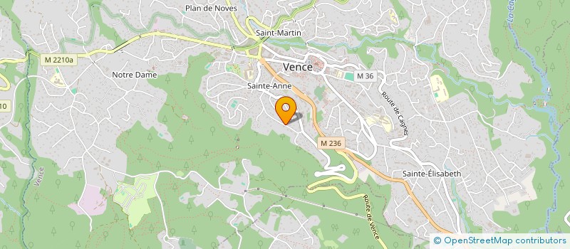 localisation de l'entreprise LCM CONSEIL à VENCE