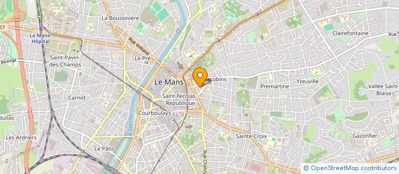 localisation de l'entreprise LCM FINANCES à LE MANS