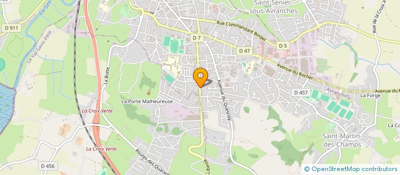 localisation de l'entreprise LCM HOTEL  AVRANCHES