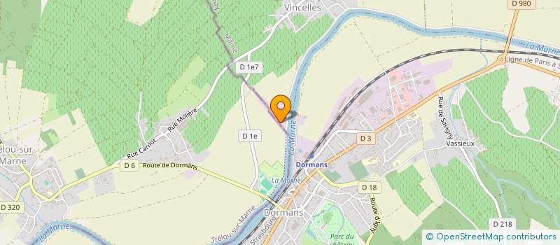 localisation de l'entreprise LCM - ISM à TRELOU SUR MARNE