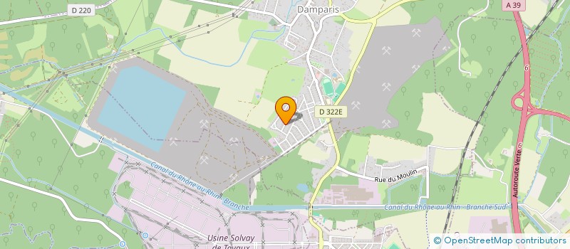 localisation de l'entreprise LCM MECANIQUE  DAMPARIS