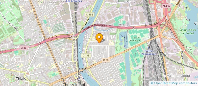 localisation de l'entreprise LCM SERVICES à CHOISY-LE-ROI