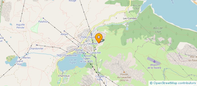 localisation de l'entreprise LCM SKI  TIGNES