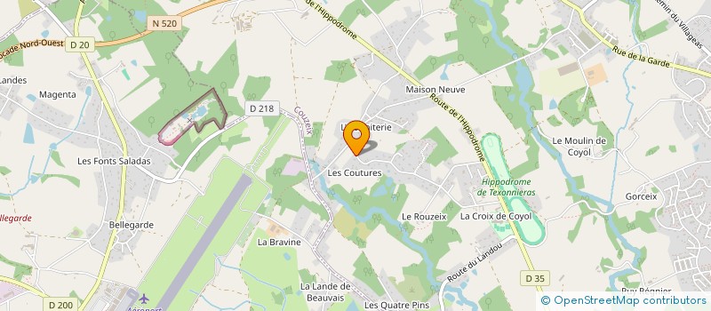 localisation de l'entreprise LCM17 à COUZEIX