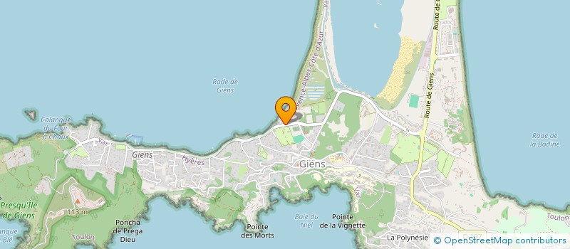 localisation de l'entreprise LCMA 83 à HYERES