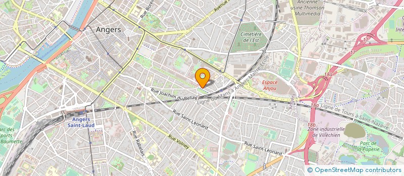 localisation de l'entreprise LCMC à ANGERS