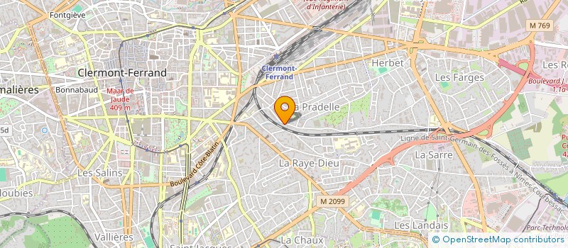 localisation de l'entreprise LCMETHODE  CLERMONT-FERRAND