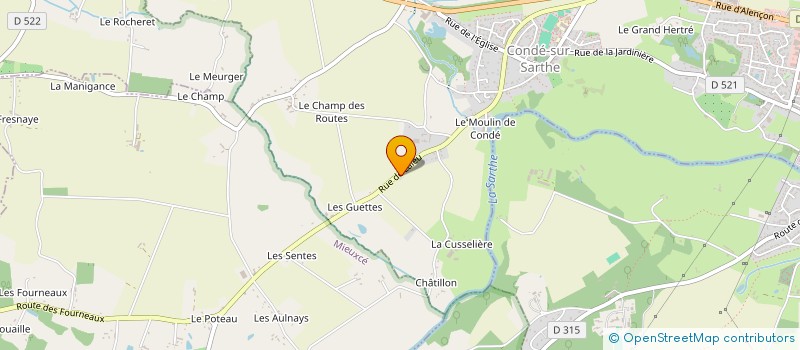 localisation de l'entreprise LCMG CONSULTING à ALENCON
