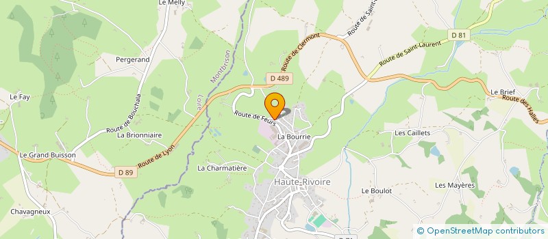 localisation de l'entreprise LCMH  HAUTE-RIVOIRE