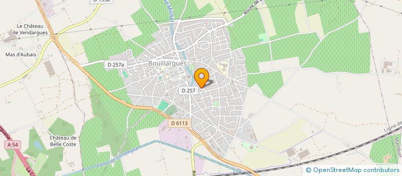 localisation de l'entreprise LCMH IMMO  BOUILLARGUES