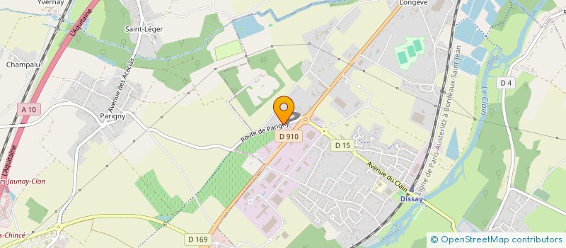 localisation de l'entreprise LCN à DISSAY