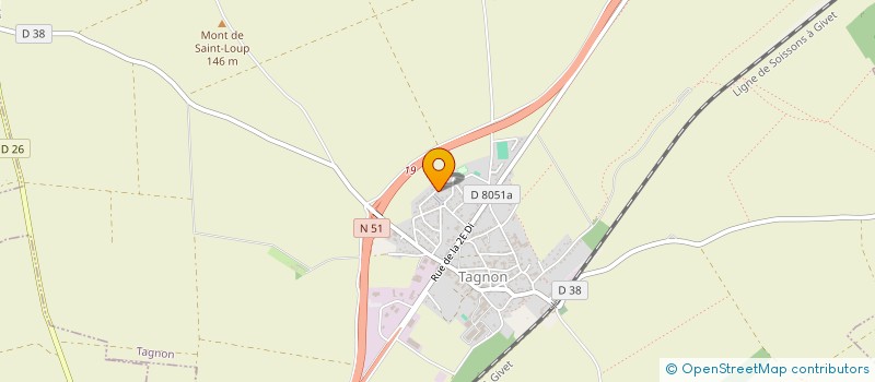 localisation de l'entreprise LCN  TAGNON