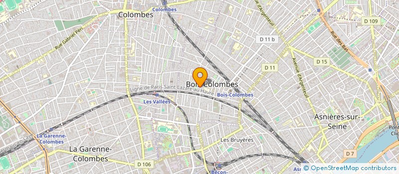 localisation de l'entreprise LCN à BOIS-COLOMBES