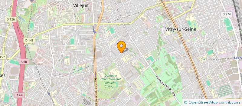 localisation de l'entreprise LCN  VITRY-SUR-SEINE