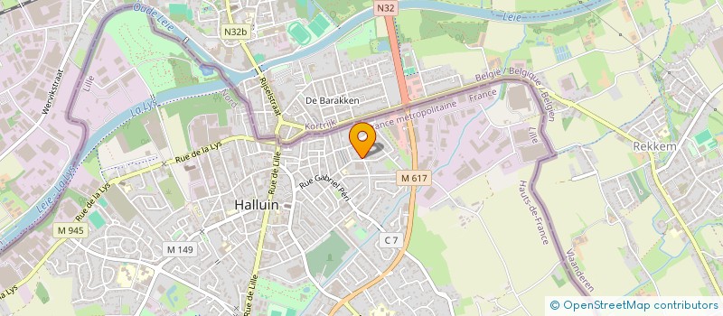 localisation de l'entreprise LCN MOTORS à HALLUIN