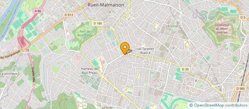 localisation de l'entreprise LCN NETTOYAGE à RUEIL-MALMAISON