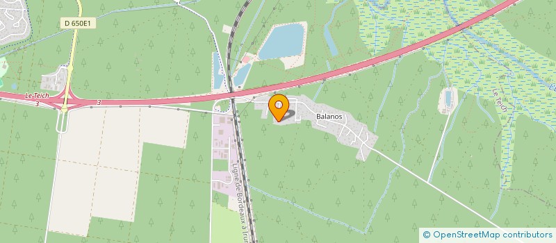 localisation de l'entreprise LCNG  LE TEICH