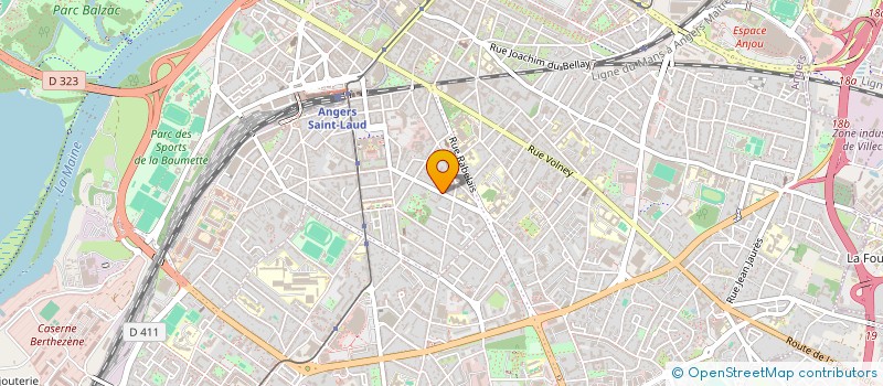 localisation de l'entreprise LCO IMMO 49 à ANGERS