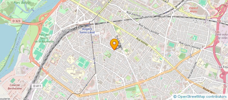 localisation de l'entreprise LCO MIRABEAU INVEST à ANGERS