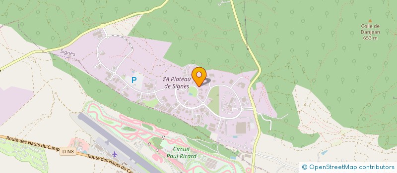 localisation de l'entreprise LCO PERSPECTIVE  SIGNES