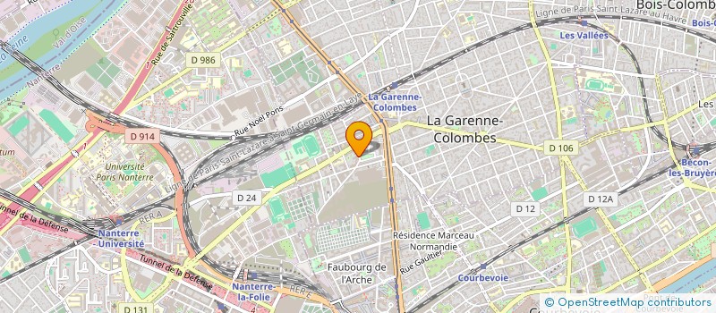 localisation de l'entreprise LCO-STIM à LA GARENNE-COLOMBES