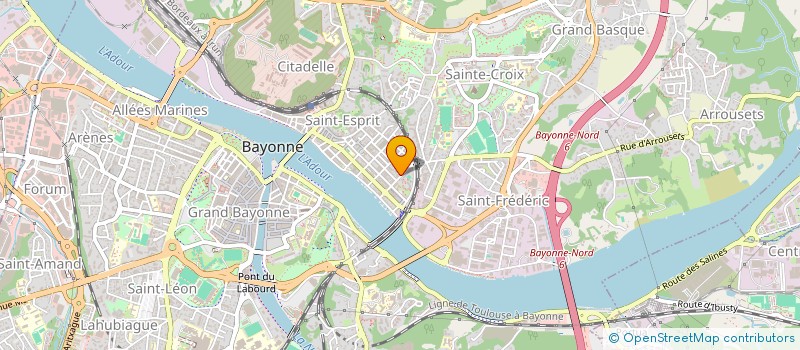 localisation de l'entreprise LCOATION ANDISSAC LACAZE à BAYONNE