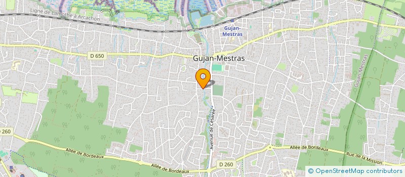 localisation de l'entreprise LCONSEIL FORMATION  GUJAN-MESTRAS