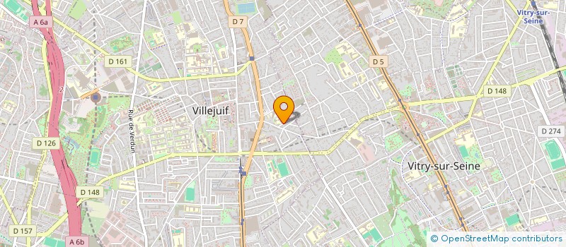 localisation de l'entreprise LCOSMETICS à VILLEJUIF