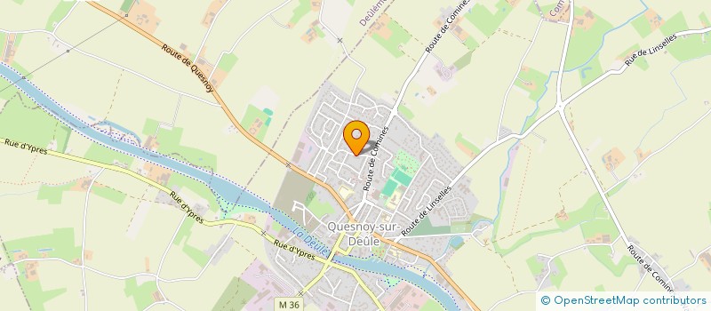 localisation de l'entreprise LCP à QUESNOY-SUR-DEULE