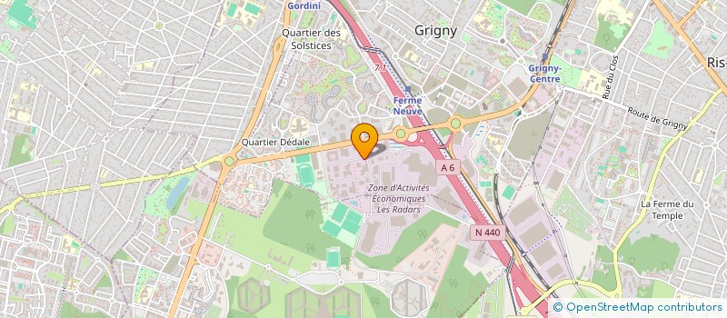localisation de l'entreprise LCP à GRIGNY