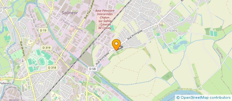 localisation de l'entreprise LCP  CRISSEY