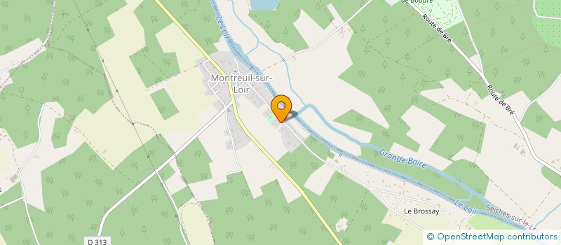 localisation de l'entreprise LCP  MONTREUIL-SUR-LOIR